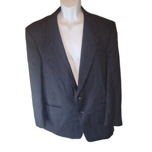 Andre Vachon Black Suit Jacket Blazer Mens Size 42R 42